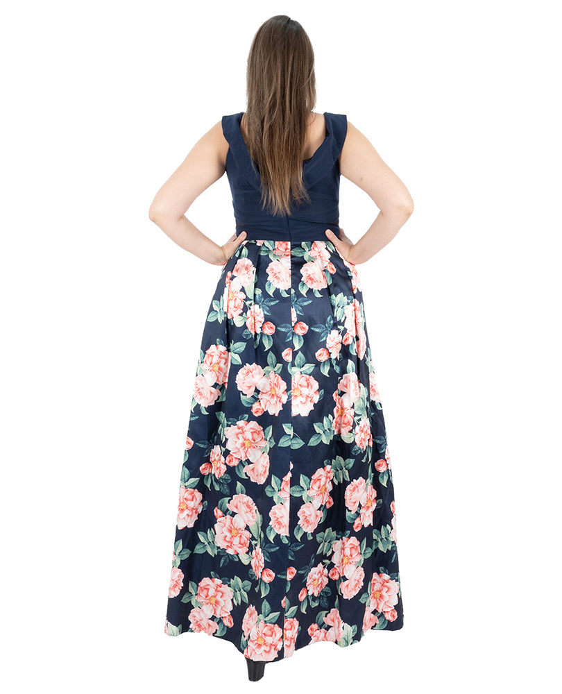 Women's long Floral Printed dress