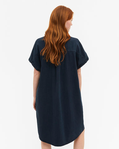 Women's Oversize Denim Shirt Dress