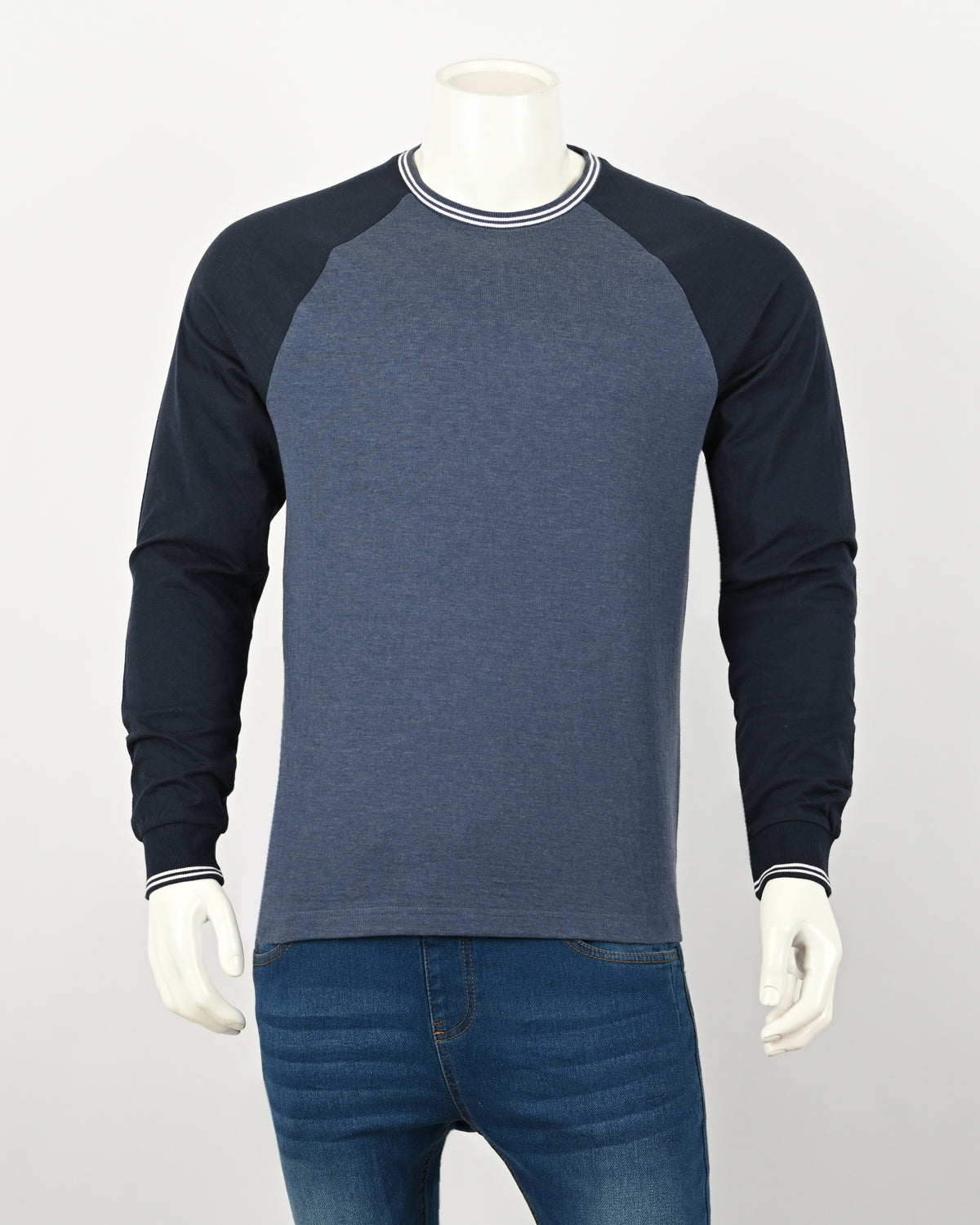 Men's Contrast Long Sleeve T-Shirt