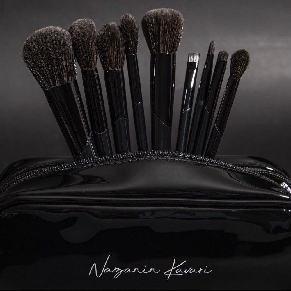 BH Cosmetics Nazanin Kavari Makeup Brush Set - 9 Pieces.