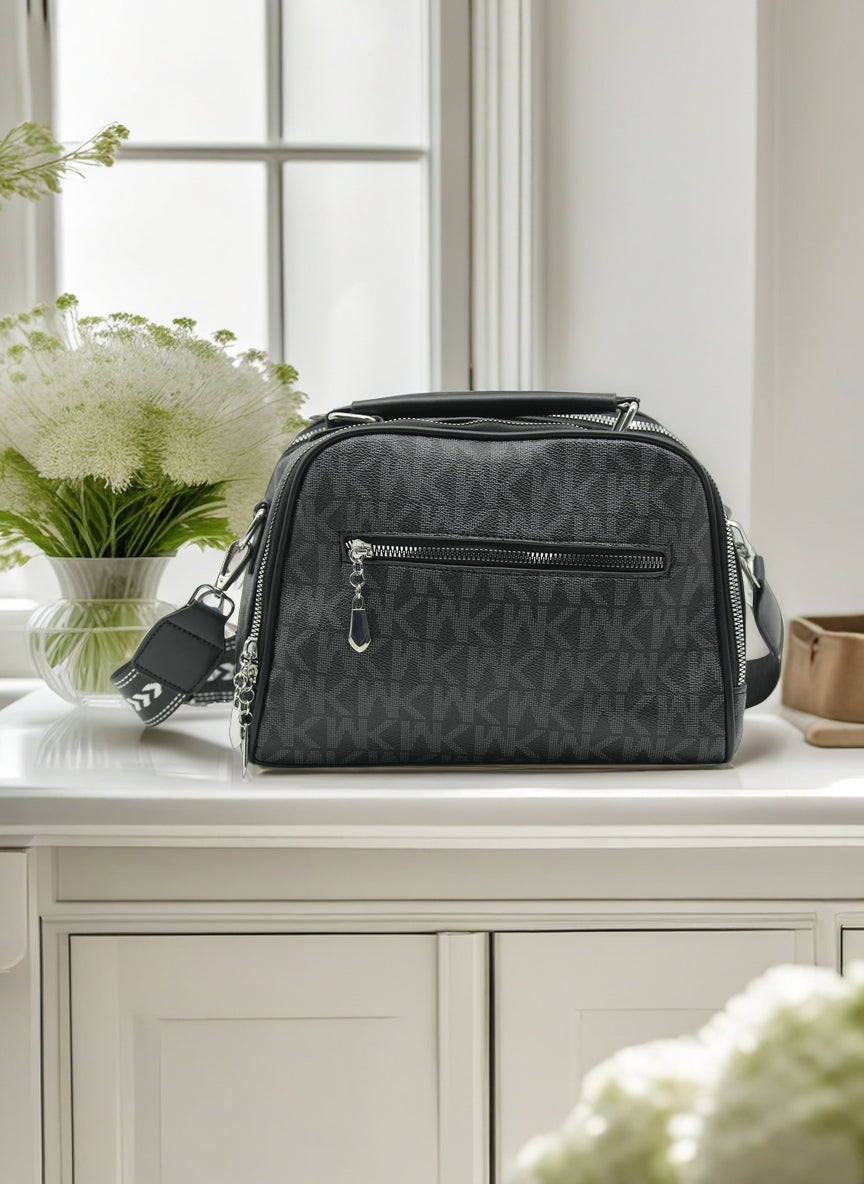 Elegant Structured Crossbody & Top Handle Handbag for Women – Multi-Pocket Everyday Shoulder Bag with Adjustable Strap