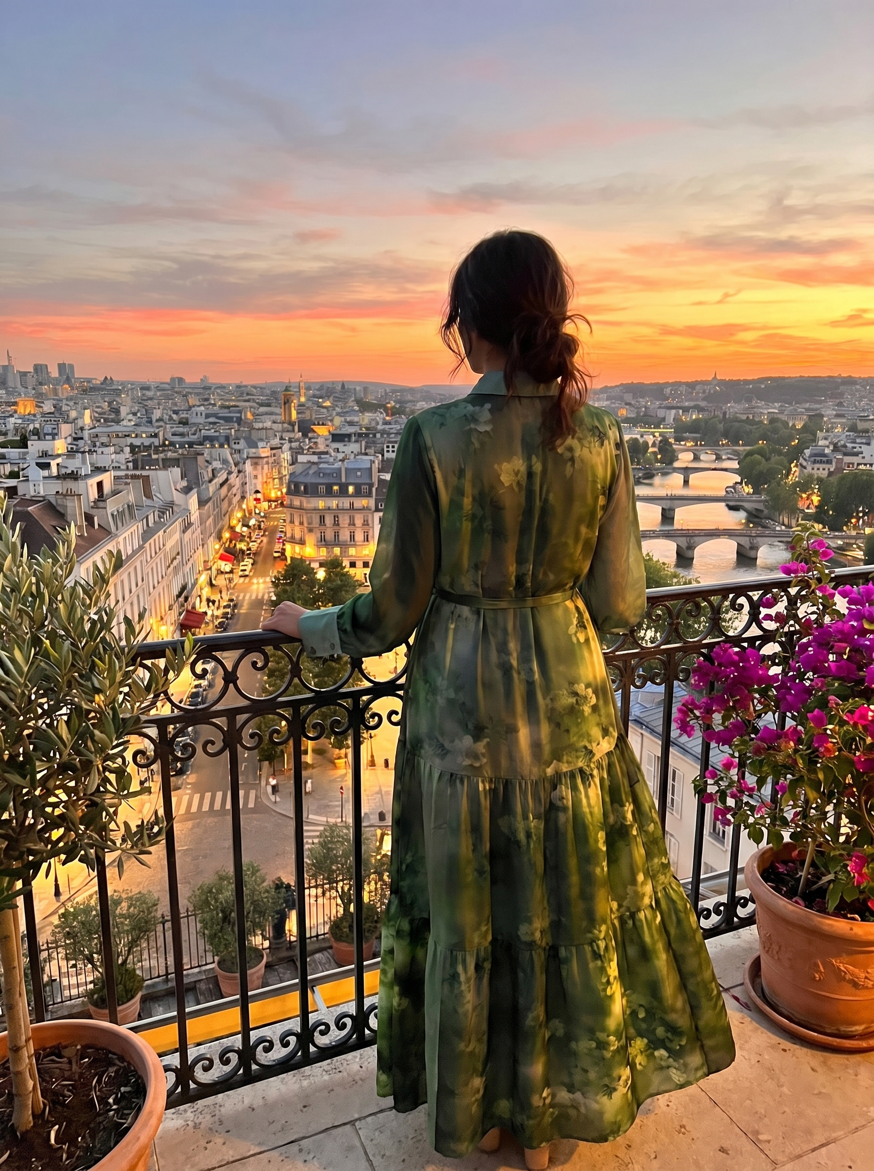Boho-Chic Embroidered Maxi Jalabiya – Floral Modest Long Dress