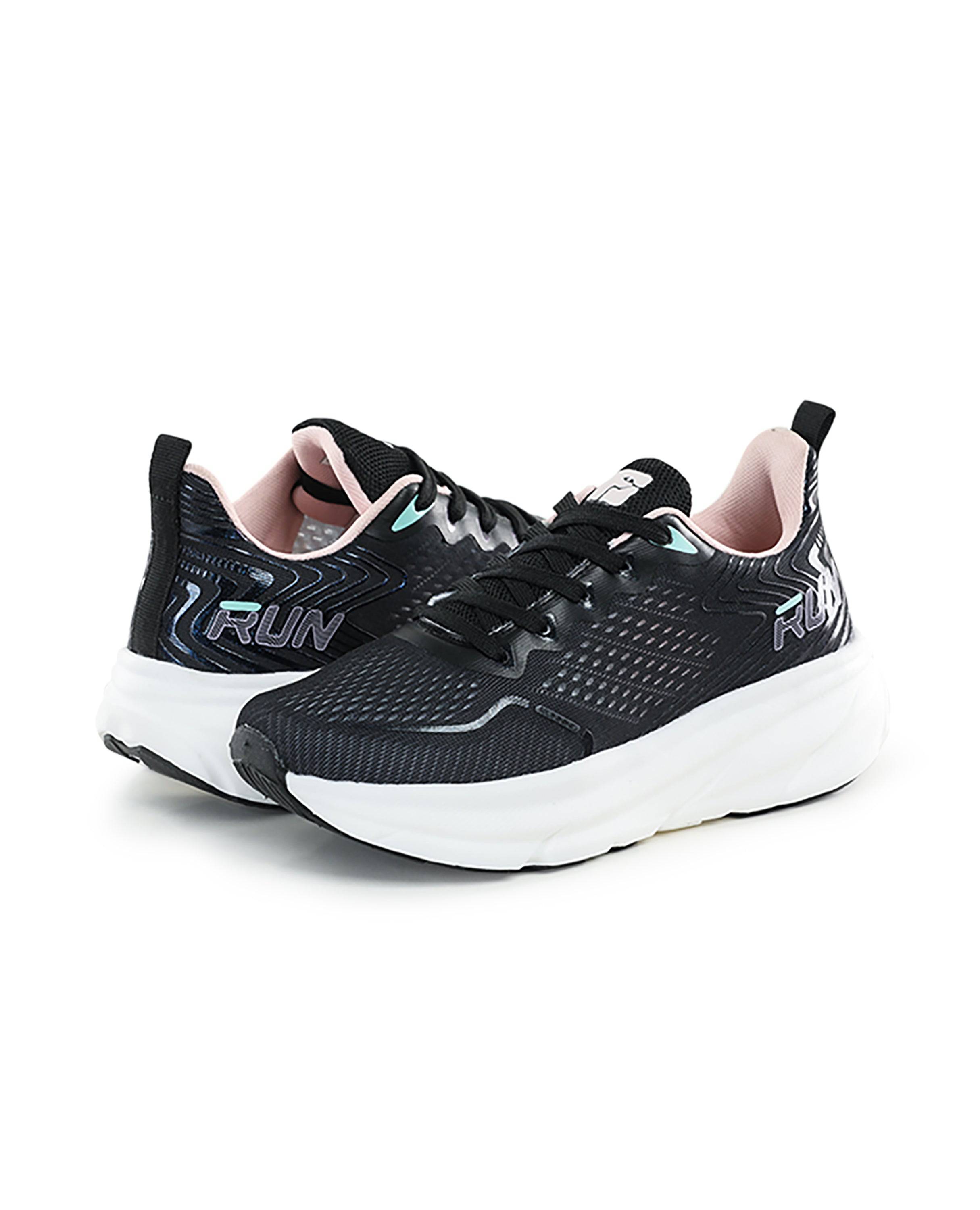 Women's Comfortable and Stylish Shoes Finelook Premium Quality black color front  Picture