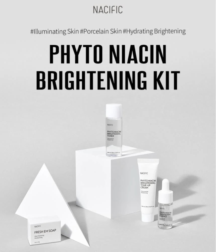 Nacific Phyto Niacin Whitening Set - 4 Pieces