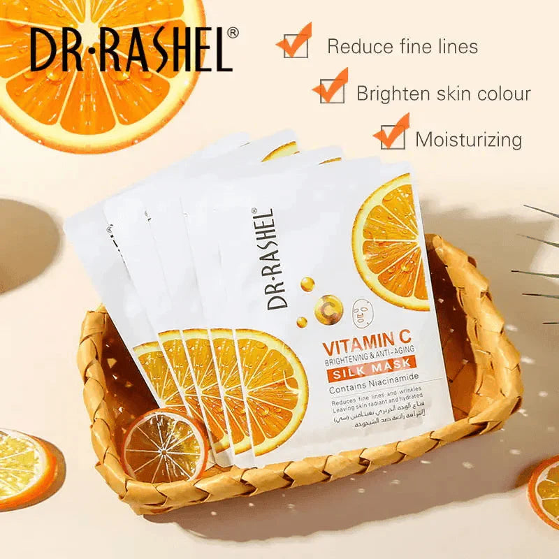 Dr. Rashel Vitamin C Brightening and Anti-Aging Silk Mask 1 pcs