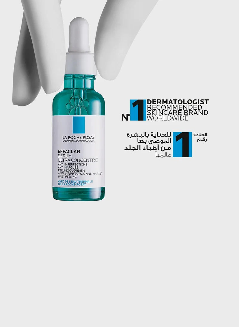 La Roche-Posay Effaclar Acne Serum with Salicylic Acid and Niacinamide for Oily and Acne Prone Skin 30ml