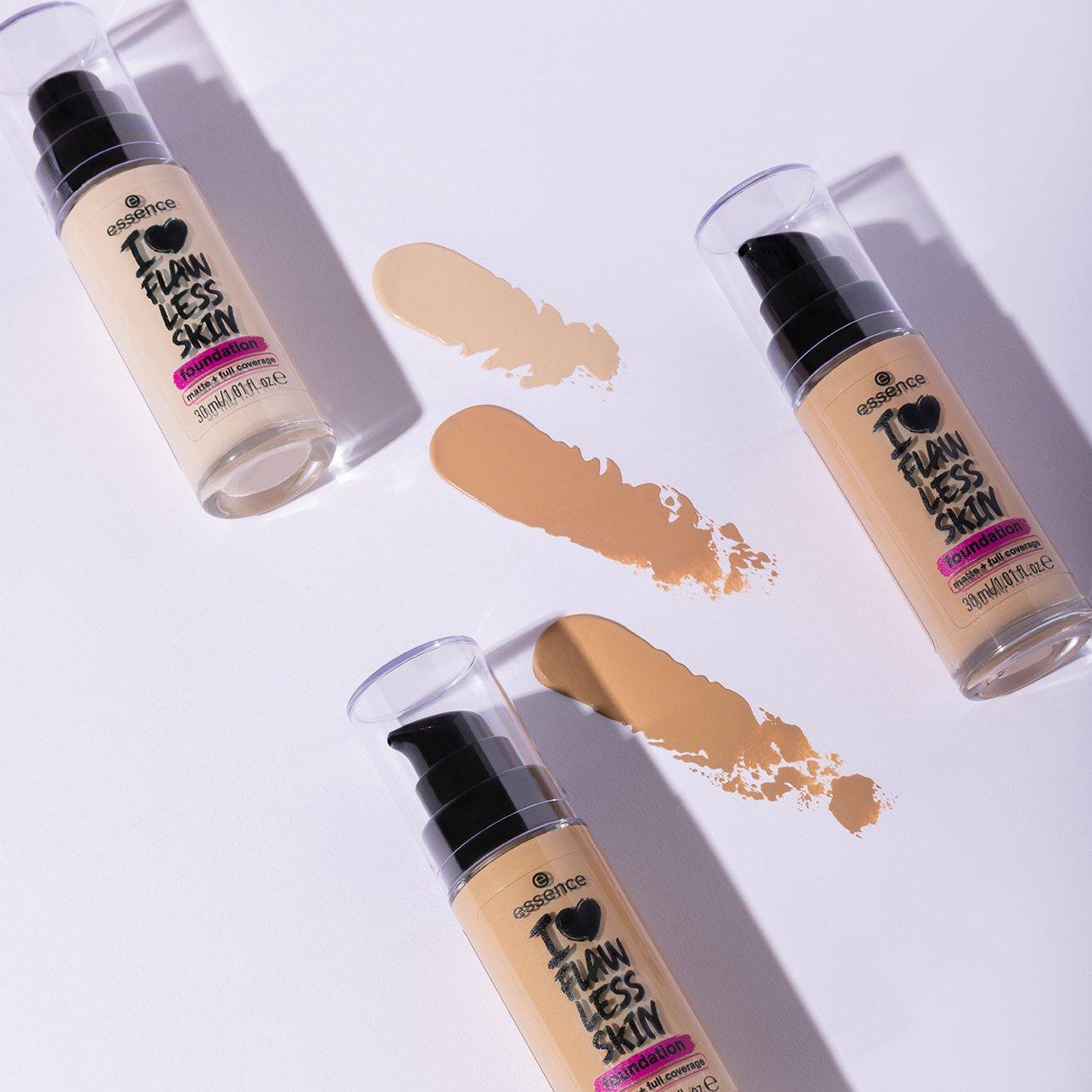 I LOVE FLAWLESS SKIN foundation Foundation with high coverage for a natural matte finish