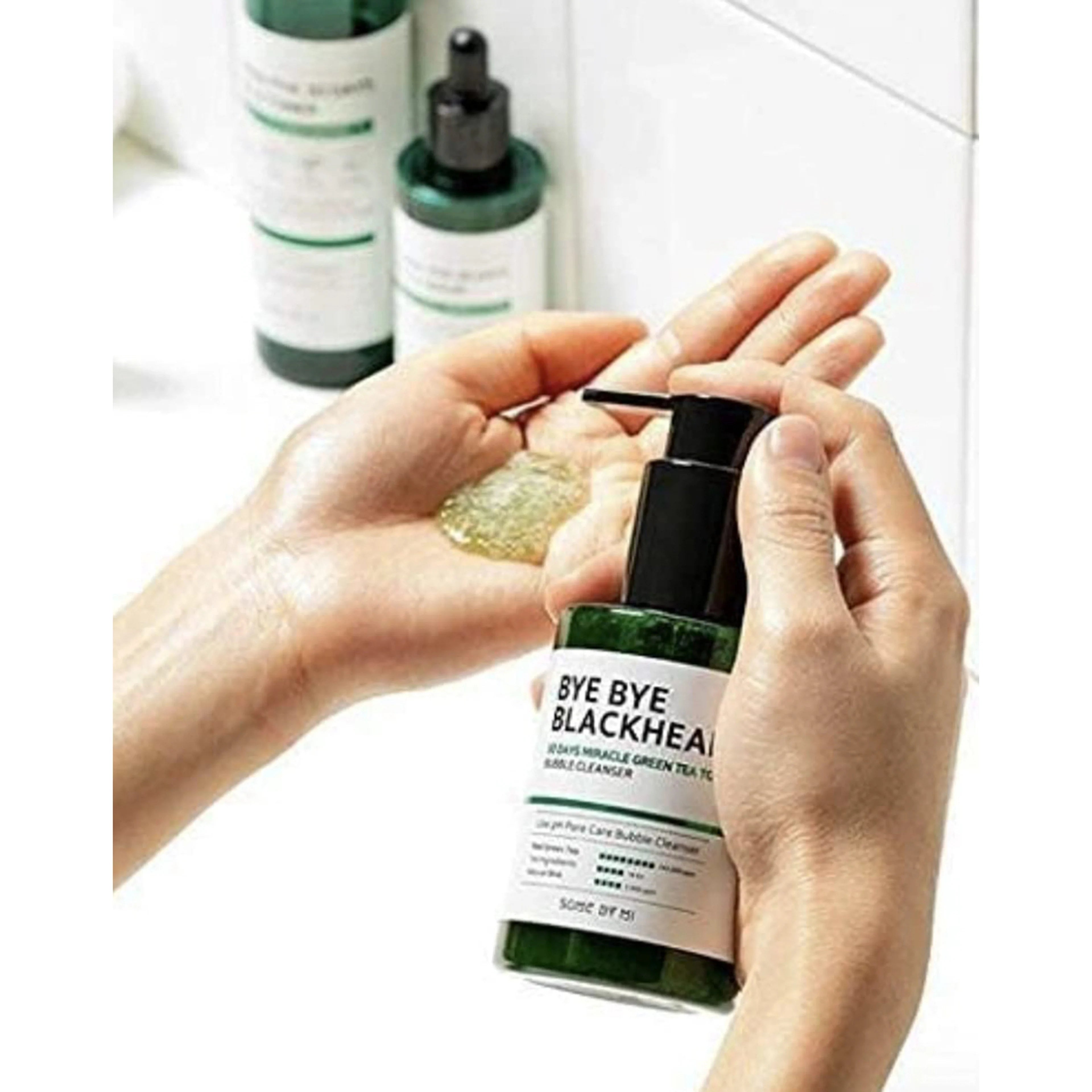 SOME BY MI Bye Bye Blackhead 30 Days Miracle Green Tea Tox Bubble Cleanser 120g