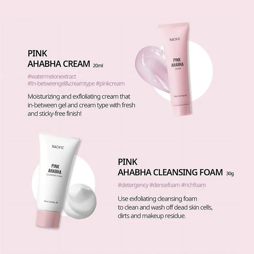 Nacific Pink AHA BHA kit.