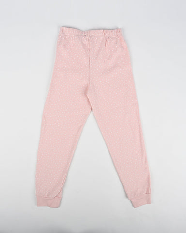 Girls printed top & pajama set