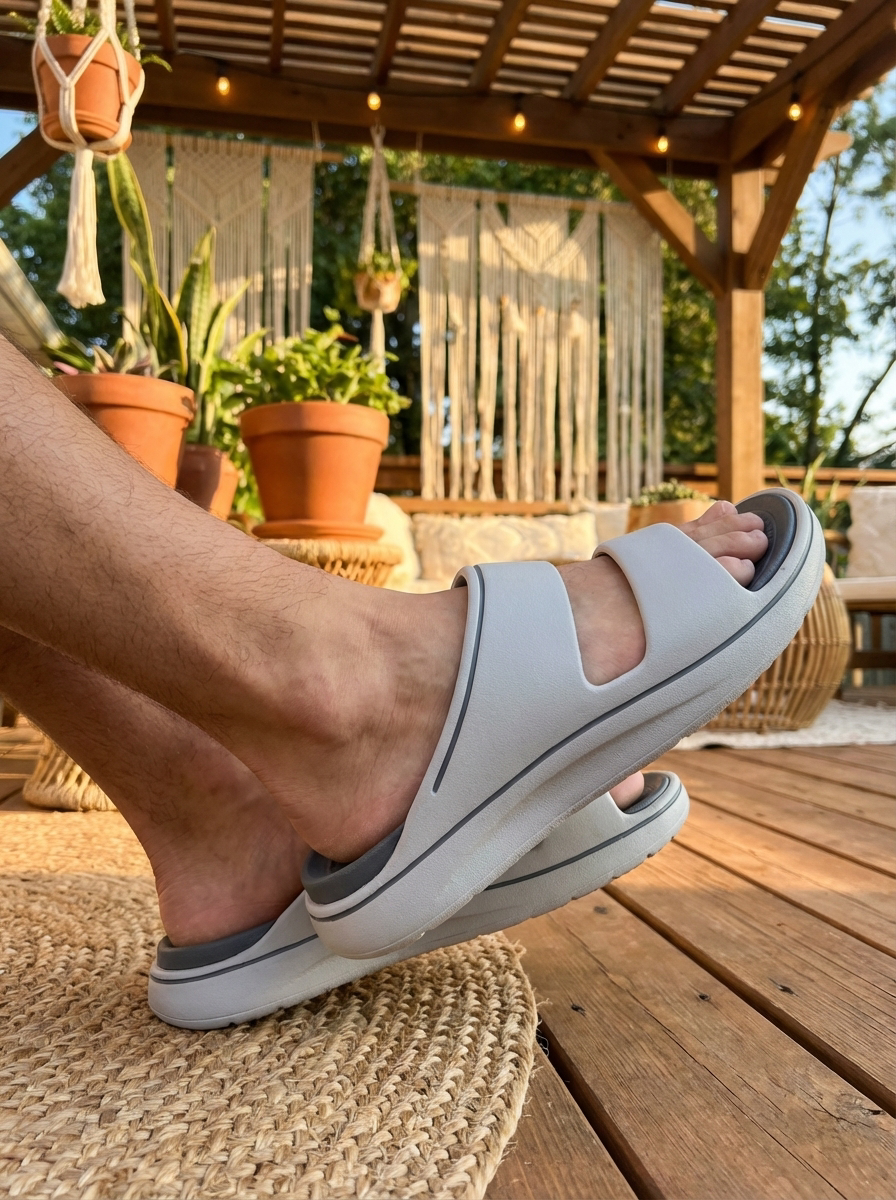 Men’s Comfortable Outdoor Slippers – Lightweight