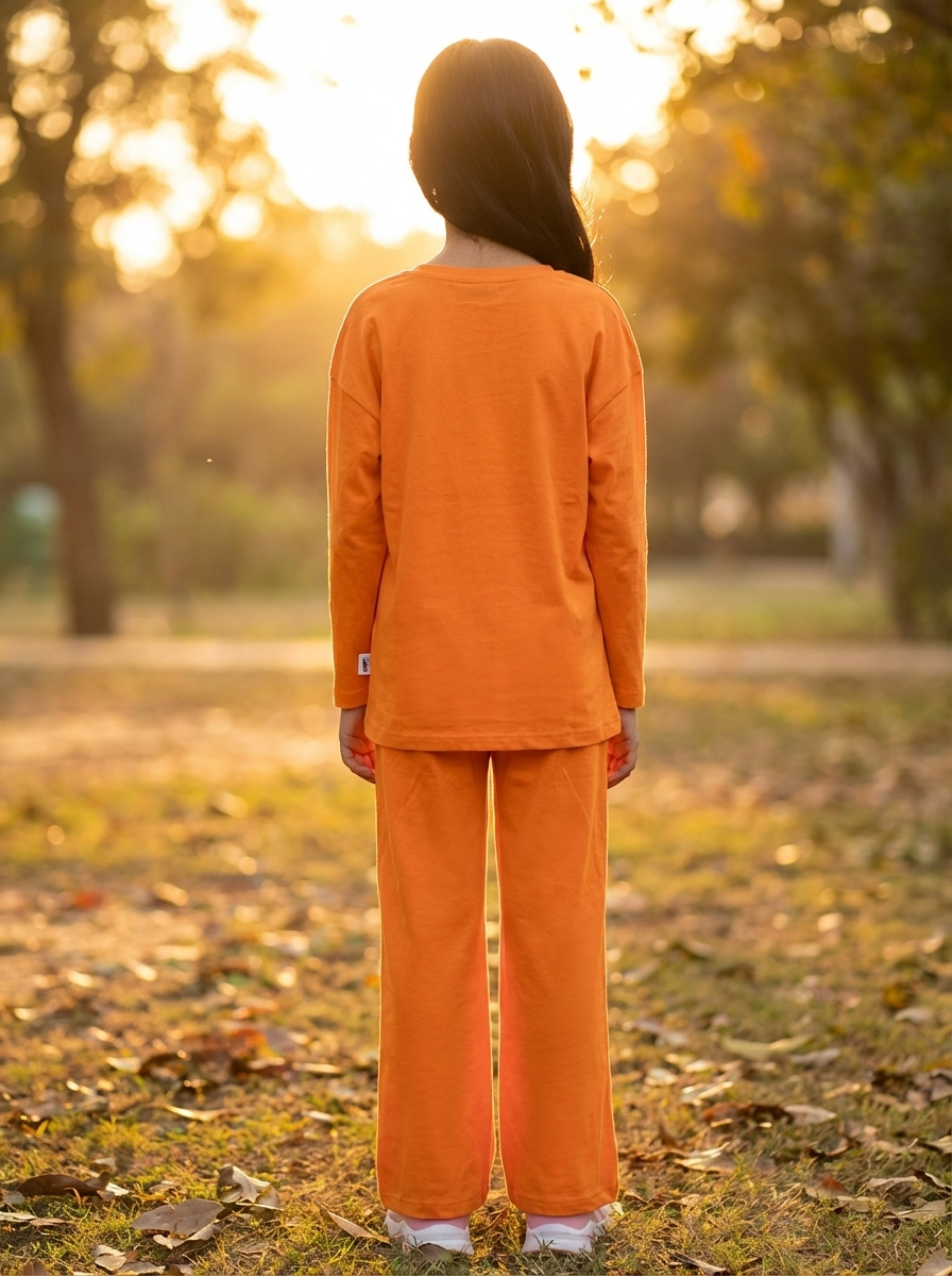 Girl's Micky Long Sleeve T-shirt & Bottom Set
