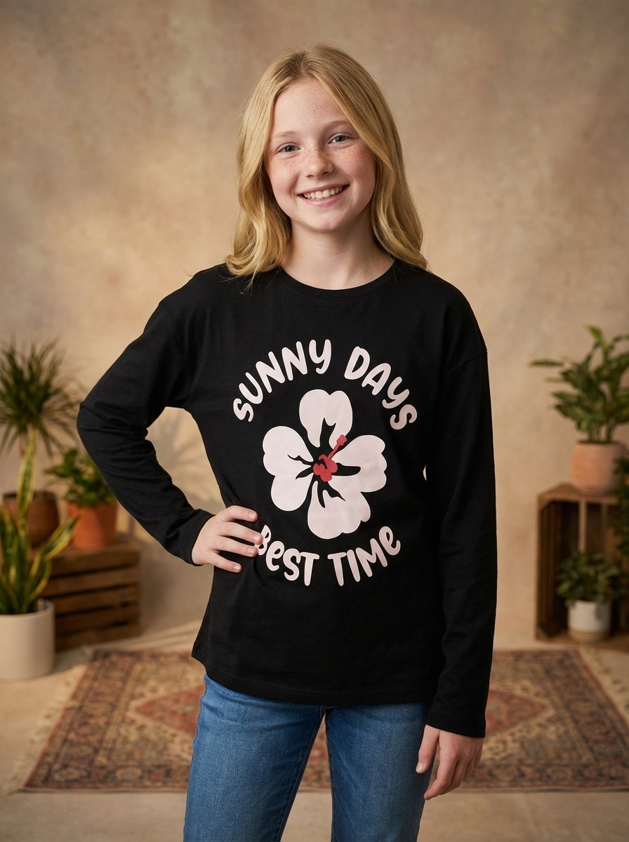 Girl's Sunny Day Shirt - Finelook