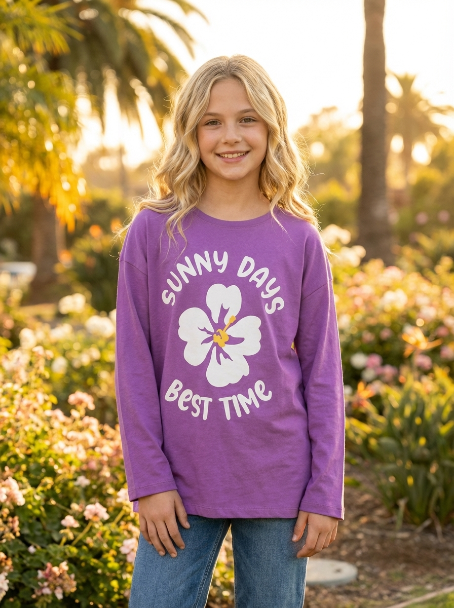 Girl's Sunny Day Shirt - Finelook