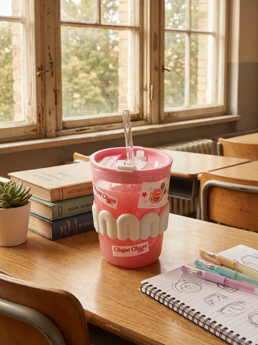 Glass Straw & Cup with detachable Silicone Grip | Leakproof Tumbler – Fine Look