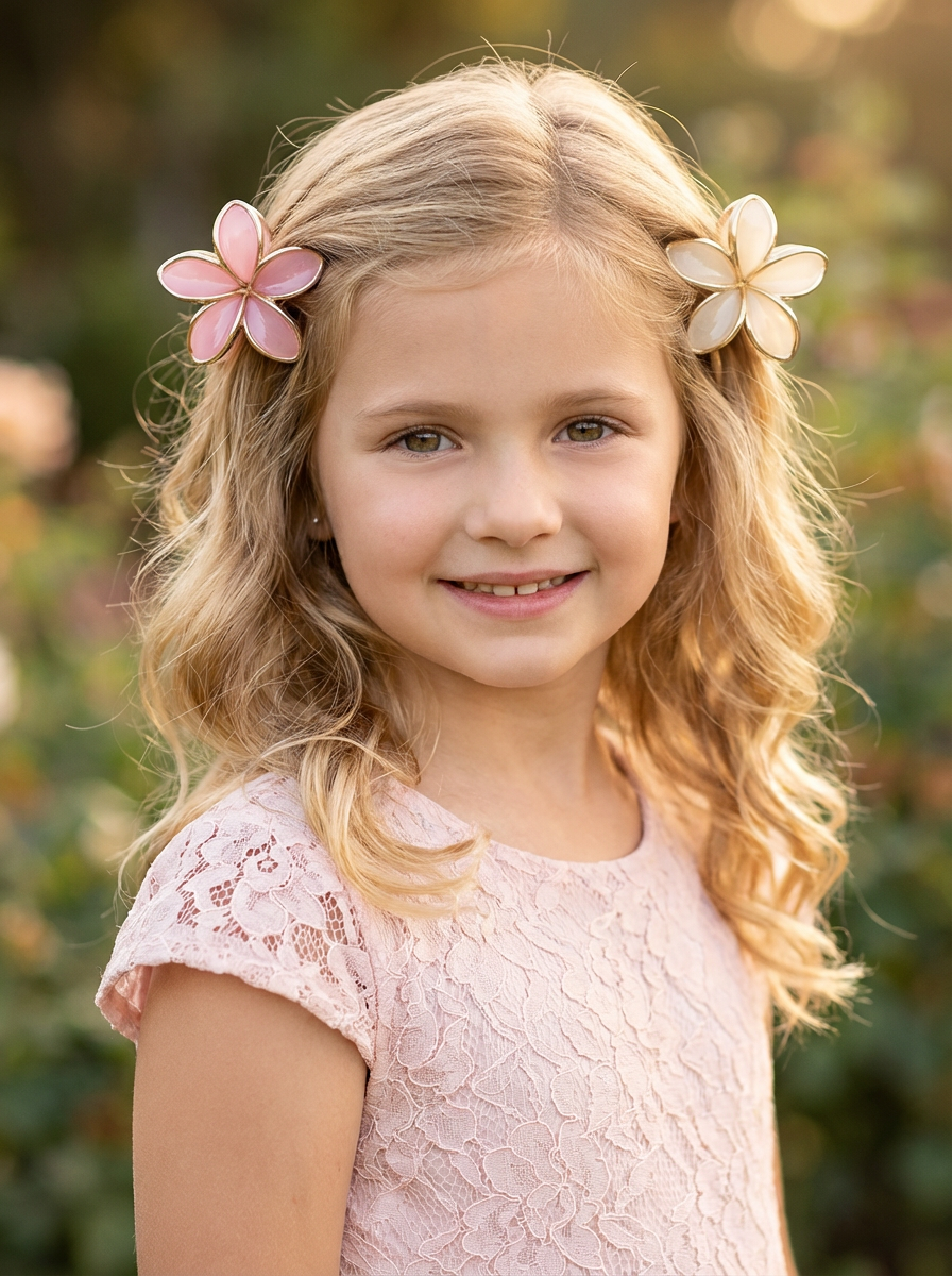 Flower Hair Claw Clip – Elegant Floral Hair Clip for Women