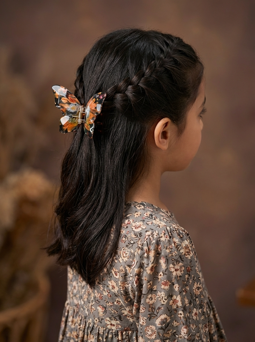 Vibrant Butterfly Hair Claw Clips | Trendy Acetate Patterned Hair Accessories