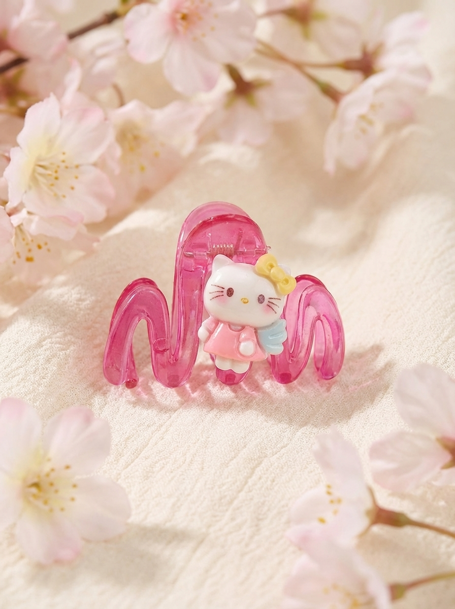 Hello Kitty Hair Clips - 6 Piece | Hair Accessories