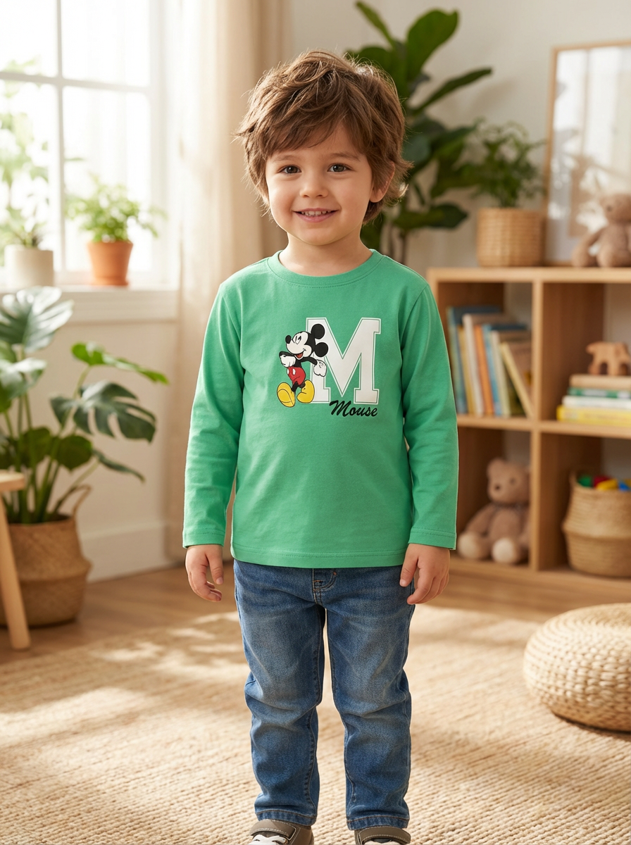 Disney Mickey Mouse "The Original Mouse" Boys Graphic T-Shirt - 2 Piece Set