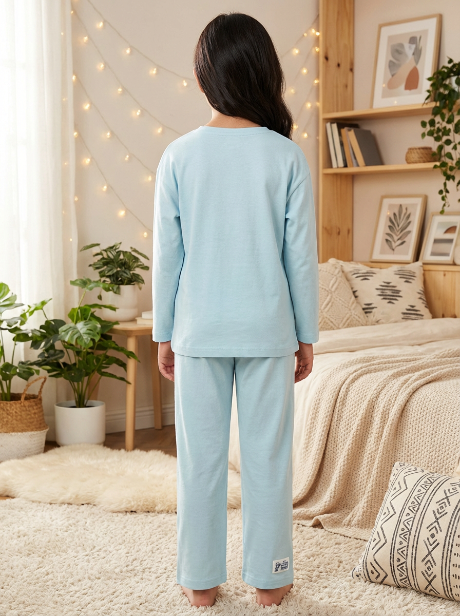 Girl's Micky Long Sleeve T-shirt & Bottom Set