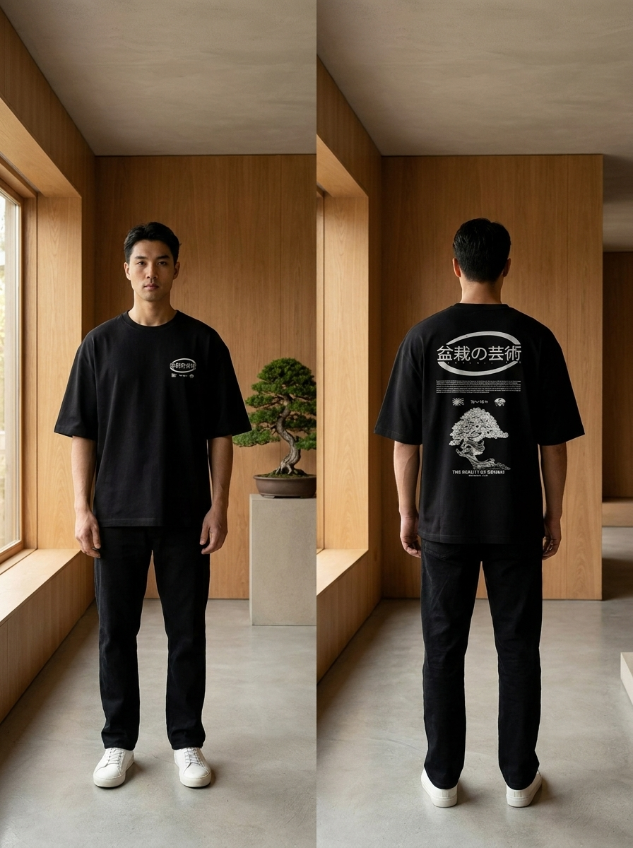 Mens Streetwear Over-sized Shirt