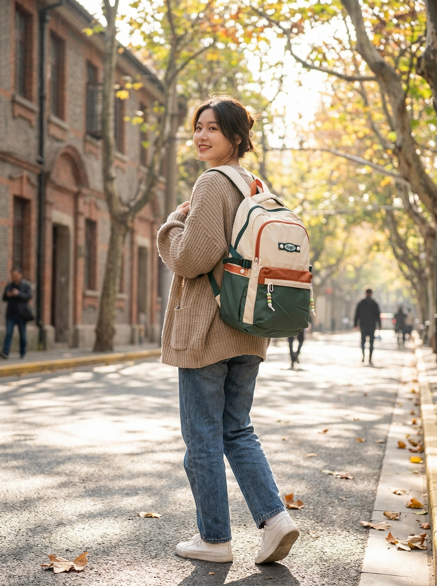 Multi Color School Backpack for Boys and Girls