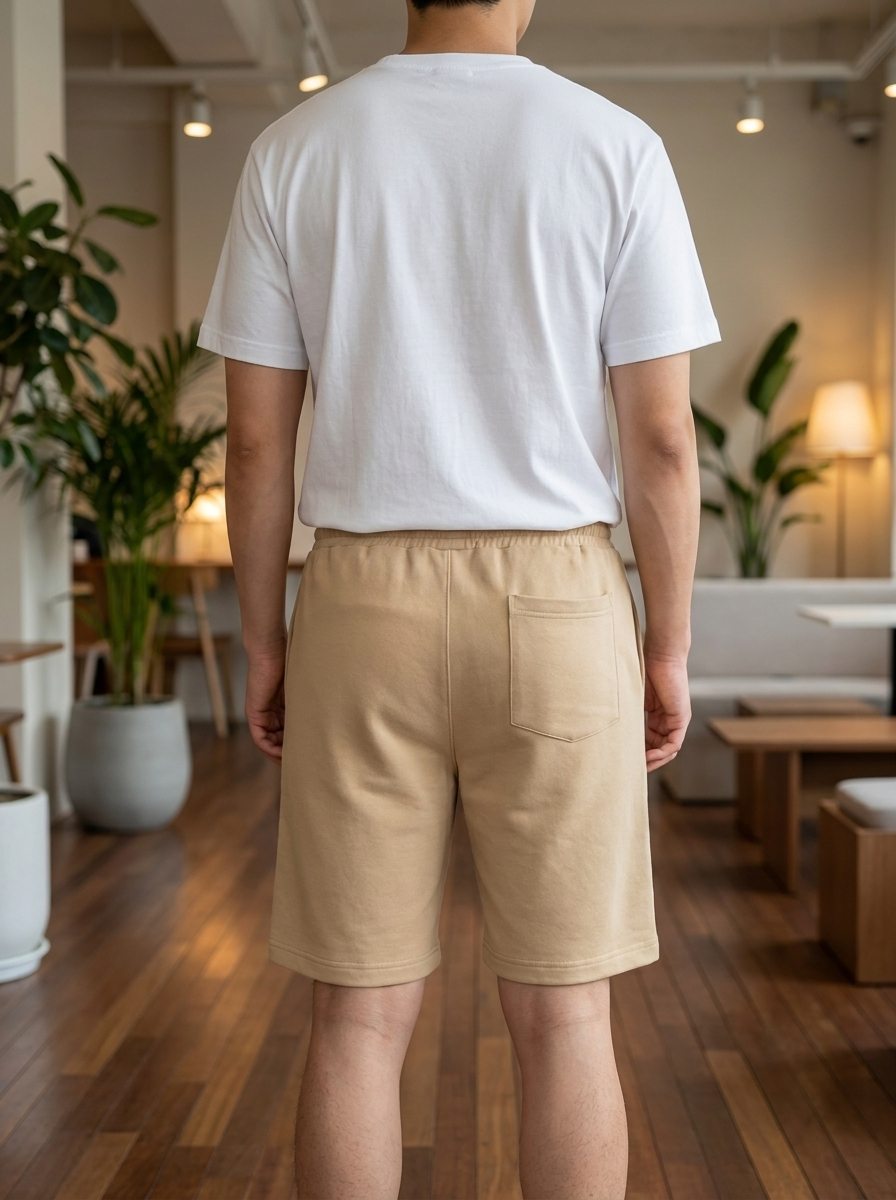 FINELOOK Men's "Faith Over Fear" Graphic Sweat Shorts | Loungewear