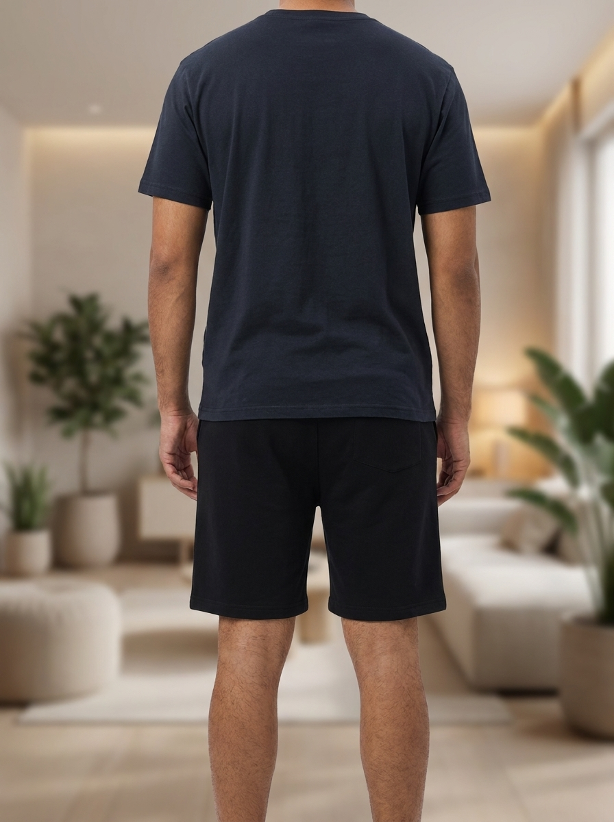 FINELOOK Men's "Faith Over Fear" Graphic Sweat Shorts | Loungewear