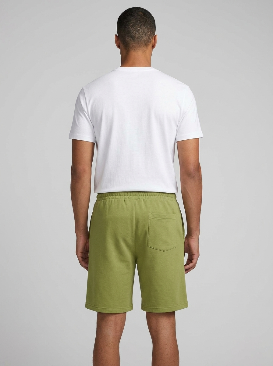 Men’s Graphic Sweat Shorts – "San Antonio" Print – Adjustable Drawstring Waist