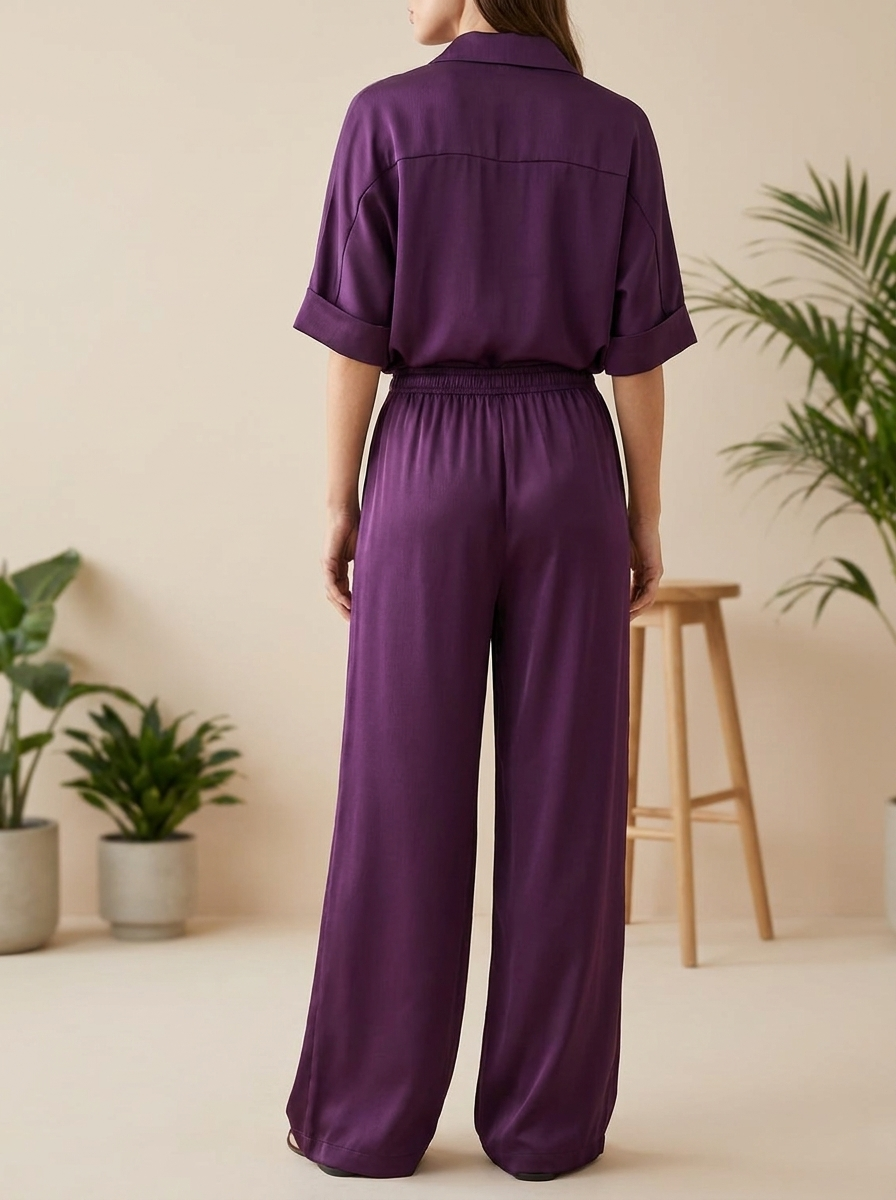 Women's Luxury Matching Set - Lightweight Two-Piece Lounge & Streetwear Set