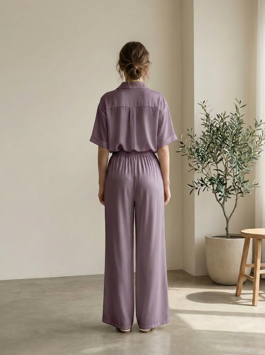 Women's Luxury Matching Set - Lightweight Two-Piece Lounge & Streetwear Set