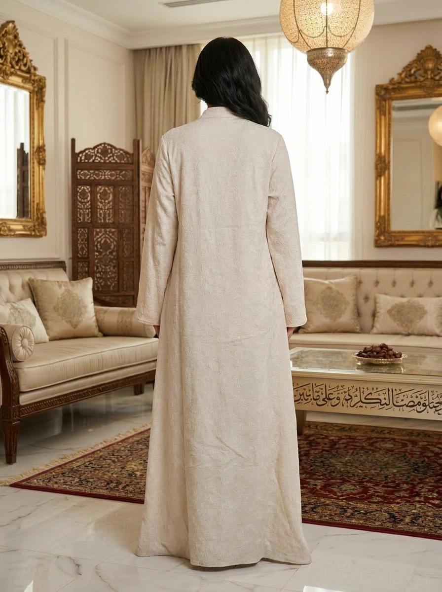 Luxury Beaded Moroccan Kaftan Dress for Women