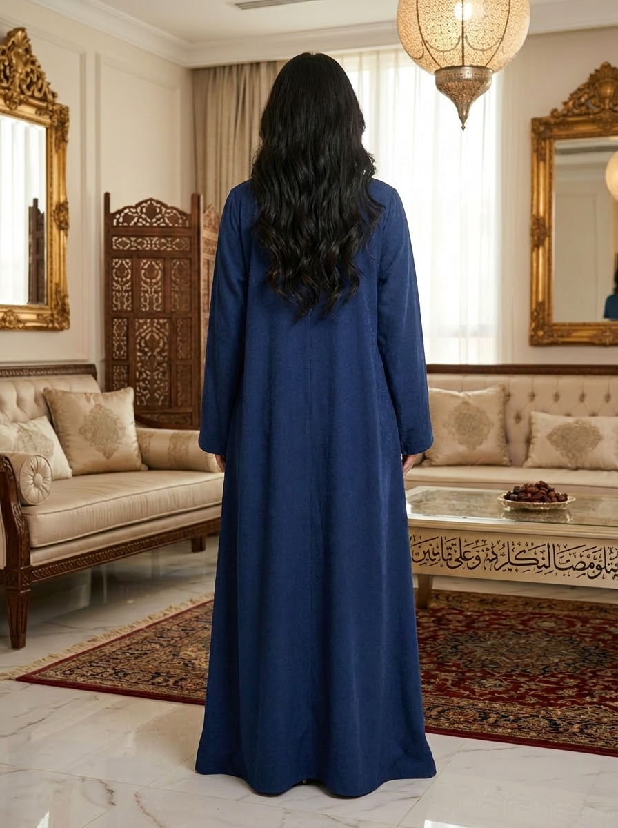 Luxury Beaded Moroccan Kaftan Dress for Women