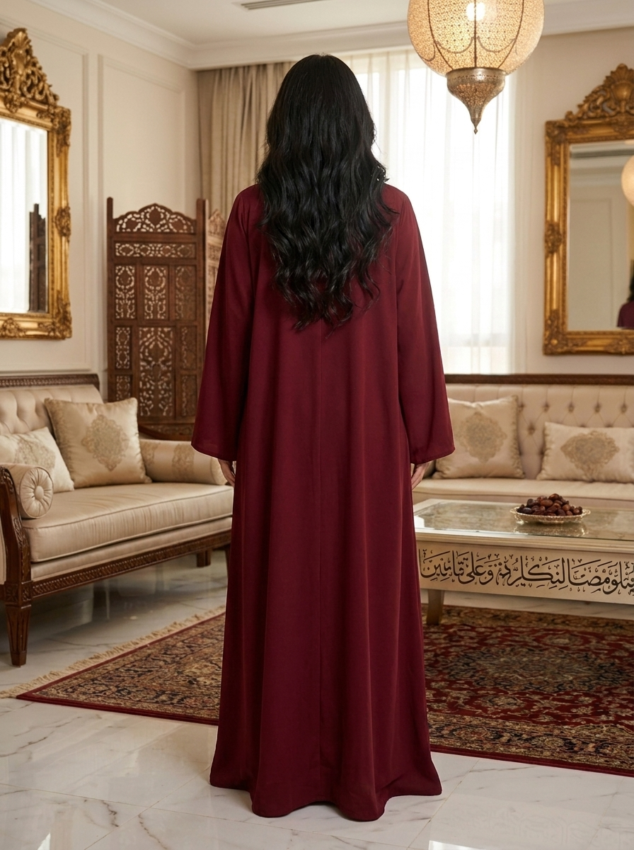 Luxury Beaded Moroccan Kaftan Dress for Women