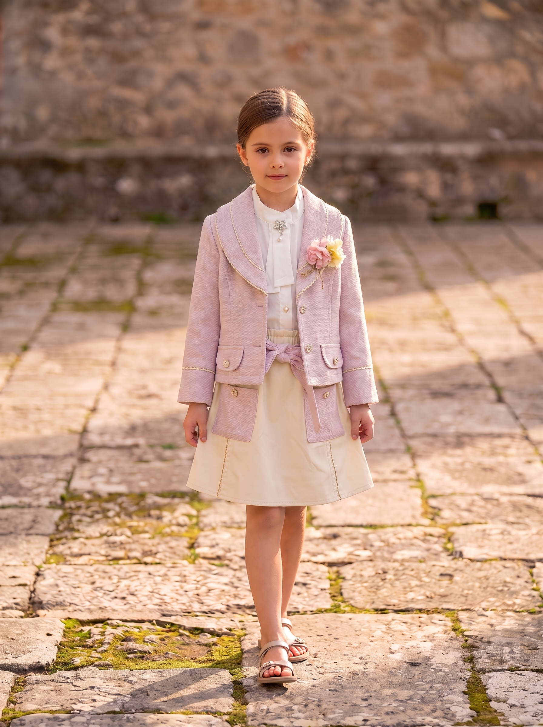 a line dress with matching jacket A-Line/Princess Scoop Chiffon Mother of the Bride Dresses with Jacket