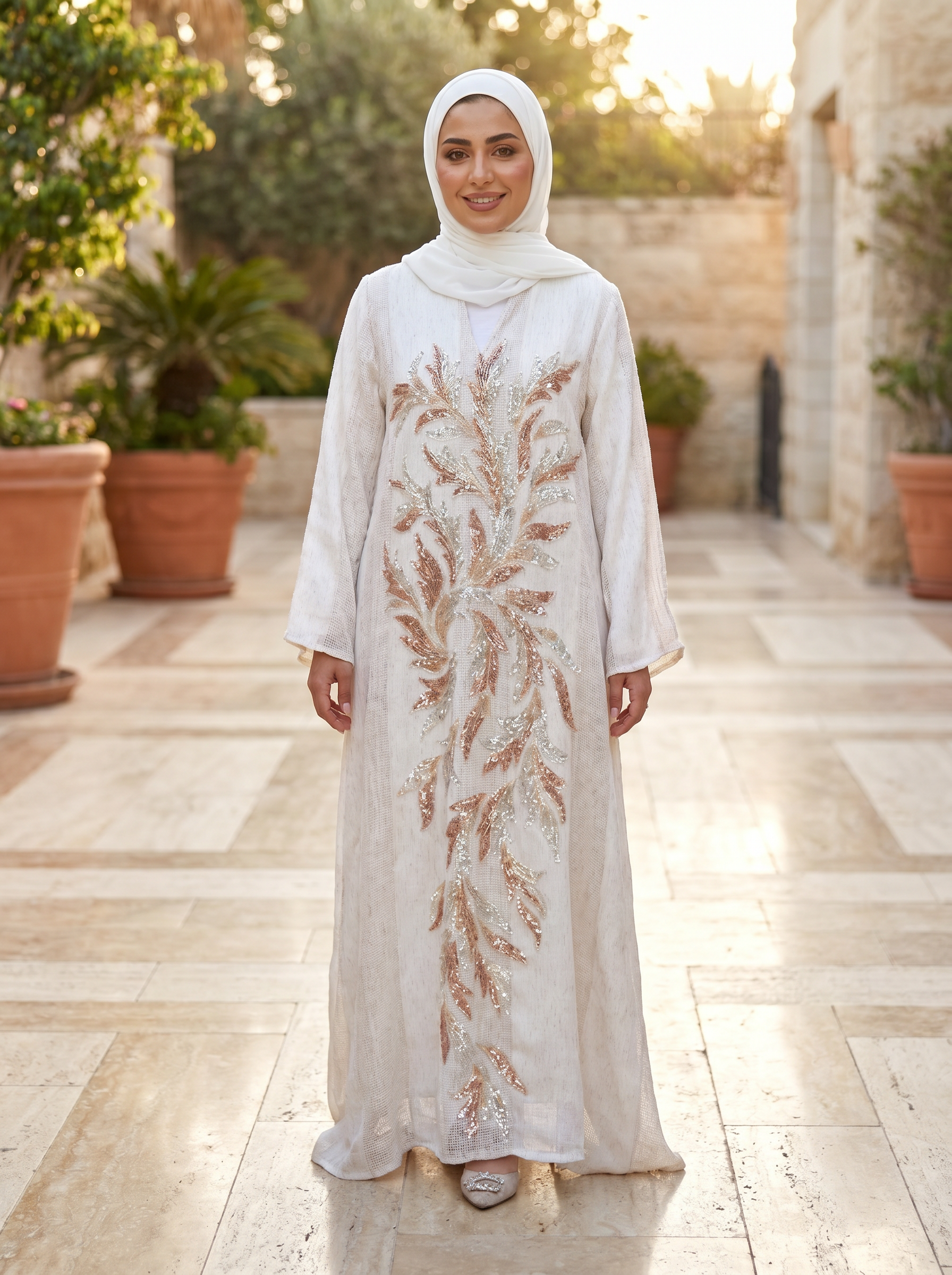 luxury dress embroidery Luxury Navy Blue Mermaid Embroidered Long Tail Muslim Party Dress