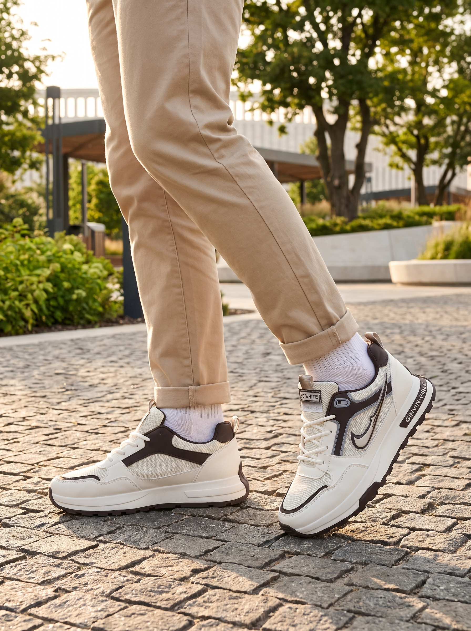 Men's Streetwear Sneakers – Casual Lightweight Running & Walking Shoes