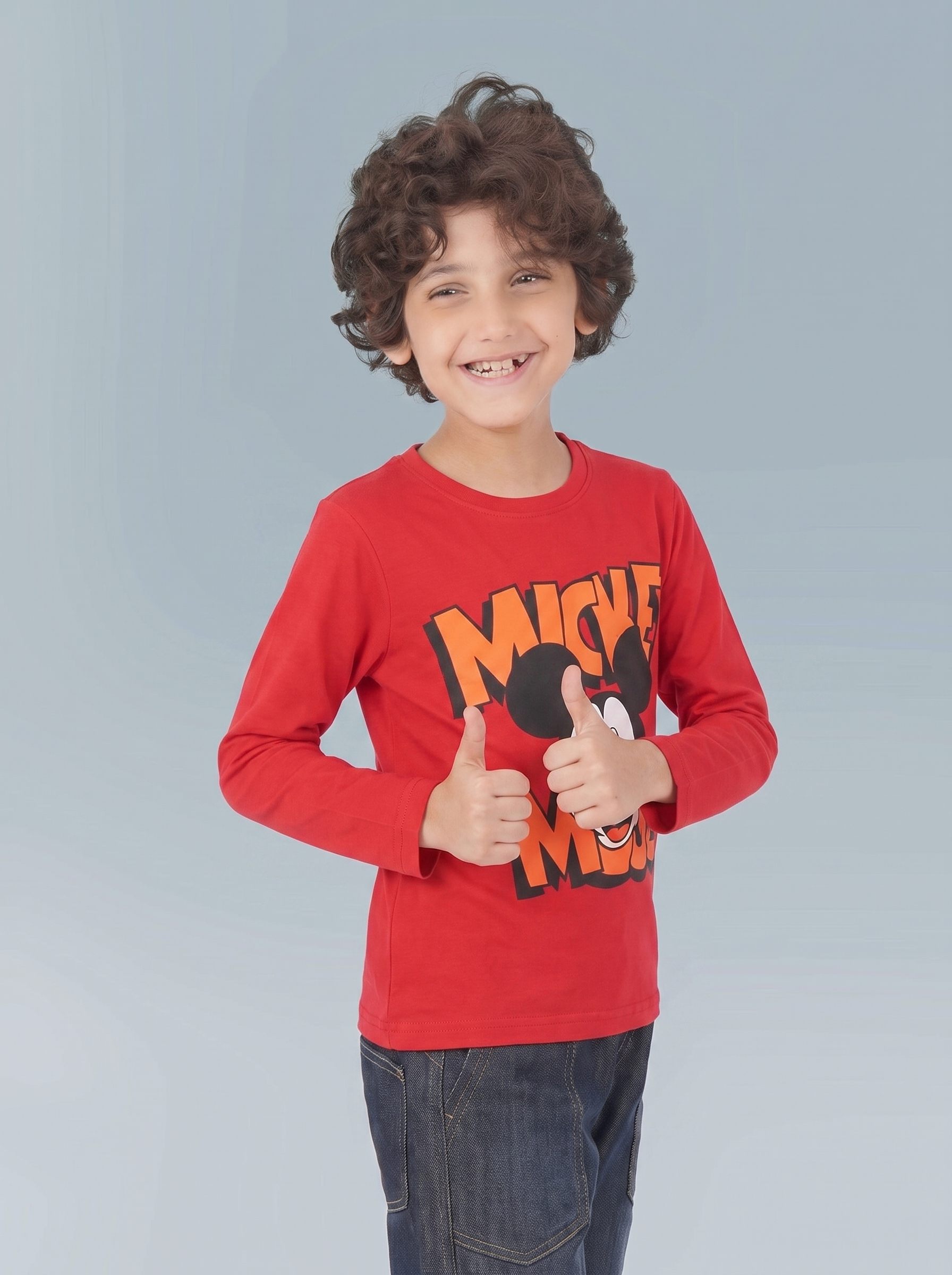 Finelook Mickey Mouse Boy's T-Shirt - 2 Piece Set