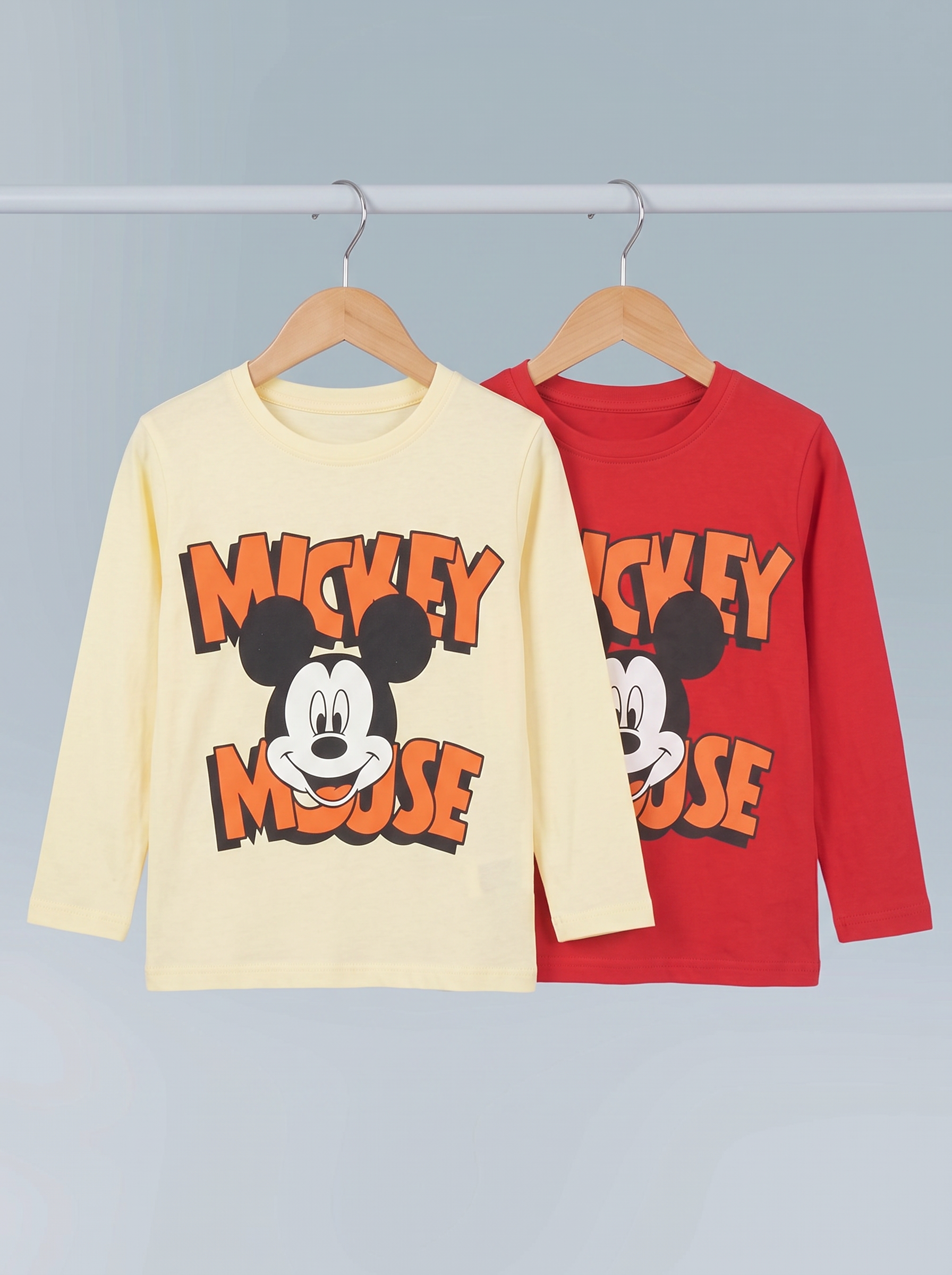 Finelook Mickey Mouse Boy's T-Shirt - 2 Piece Set
