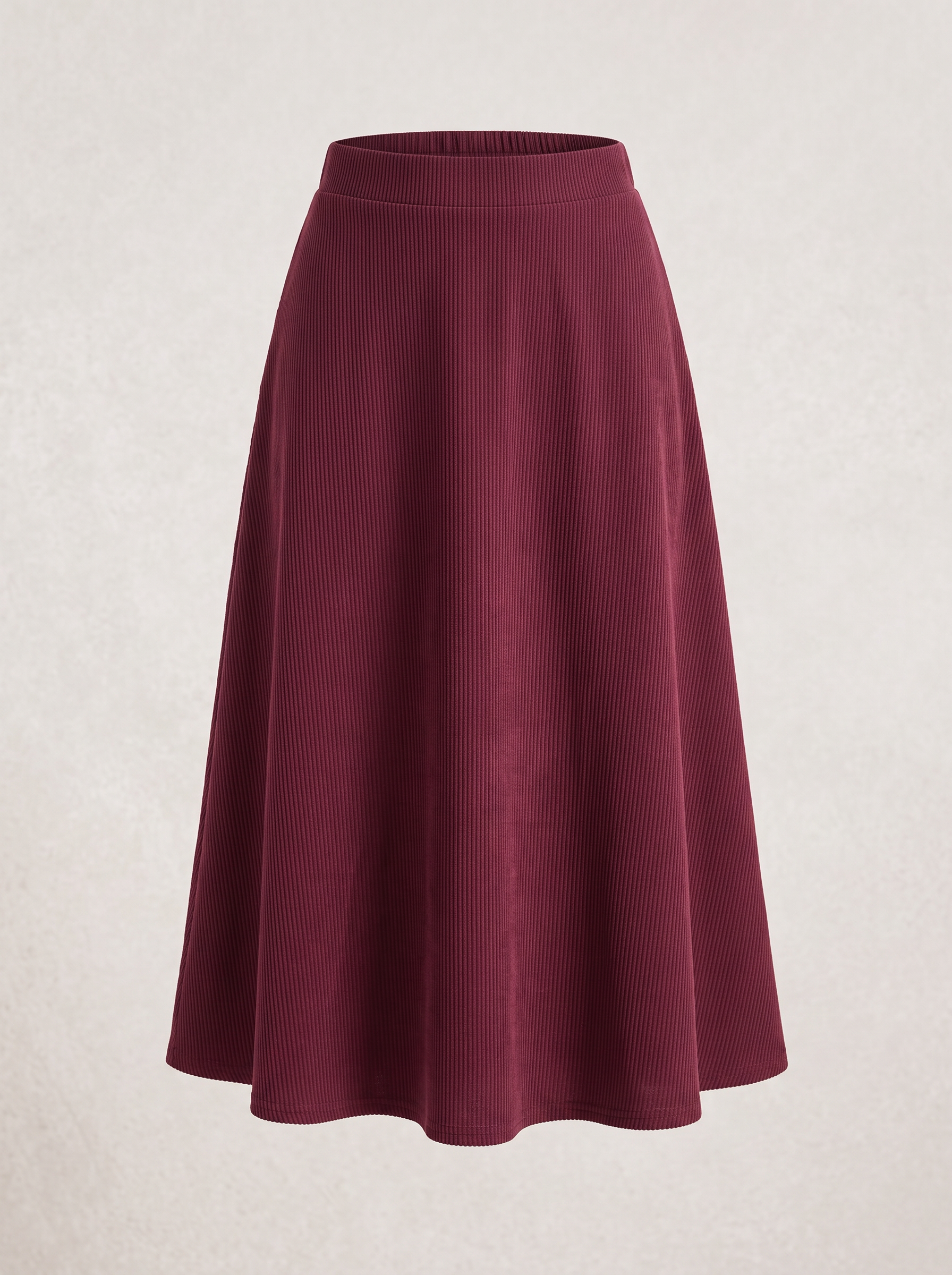 Women's A-Line Maxi Skirt – High Waist Long Flared Casual Skirt