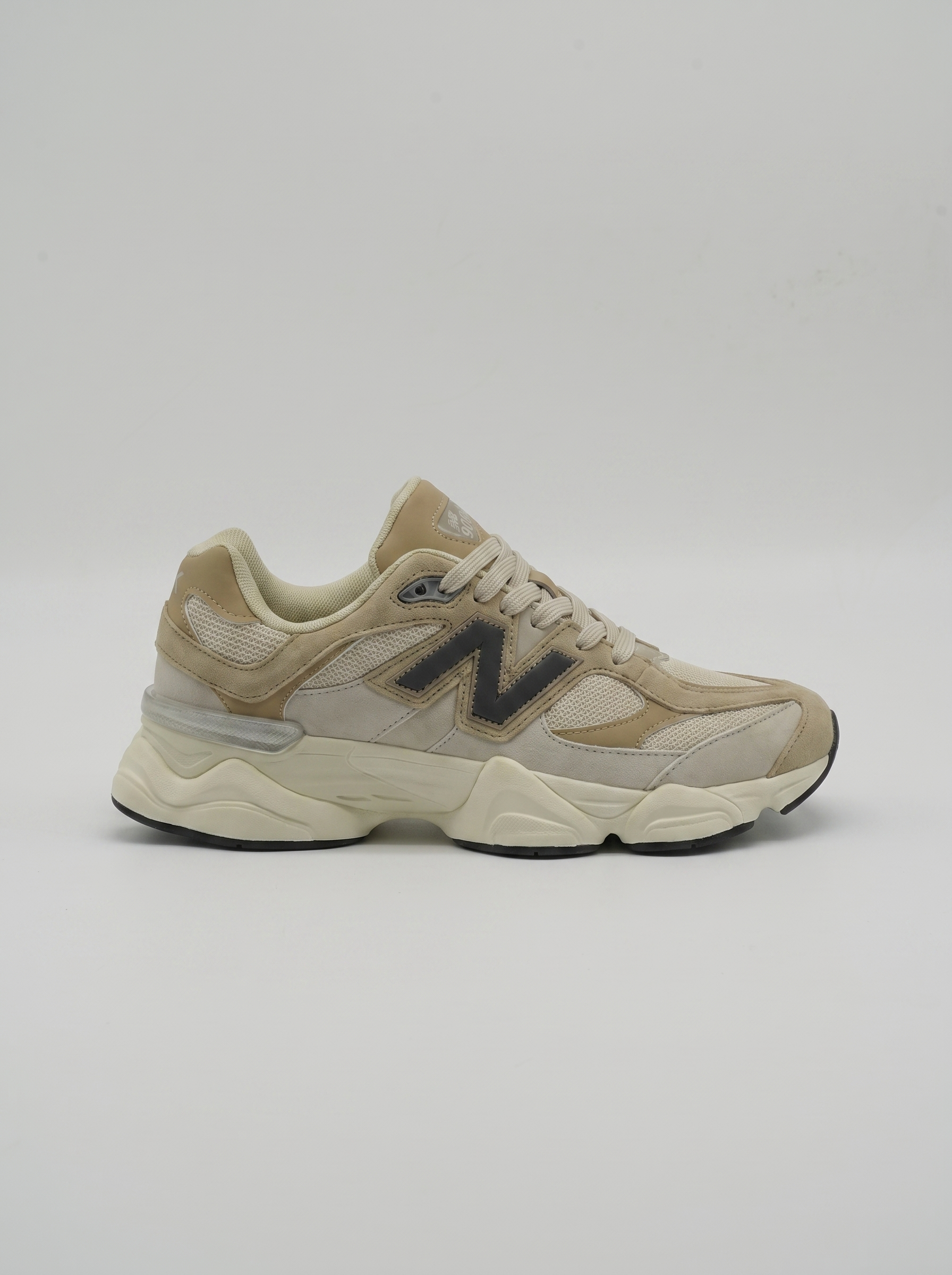 NBK 9060 Unisex Retro Chunky Lifestyle Sneakers – Beige & Cream