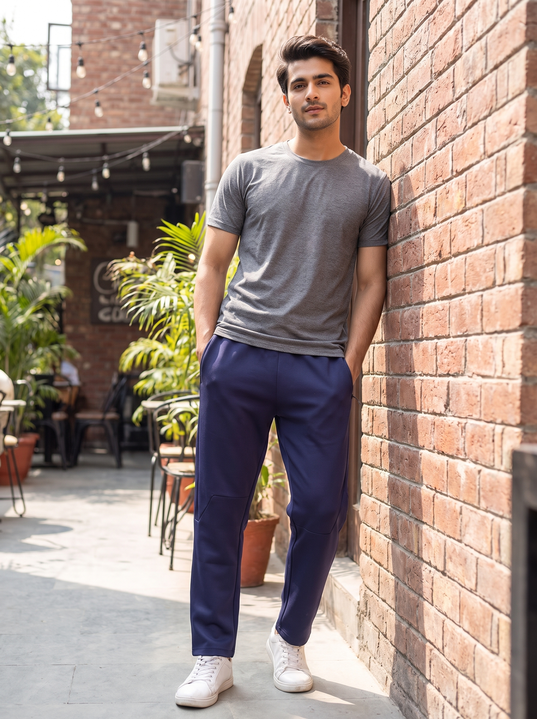 Men’s Athletic Jogger Pants – Casual Sport Sweatpants with Zipper Pockets