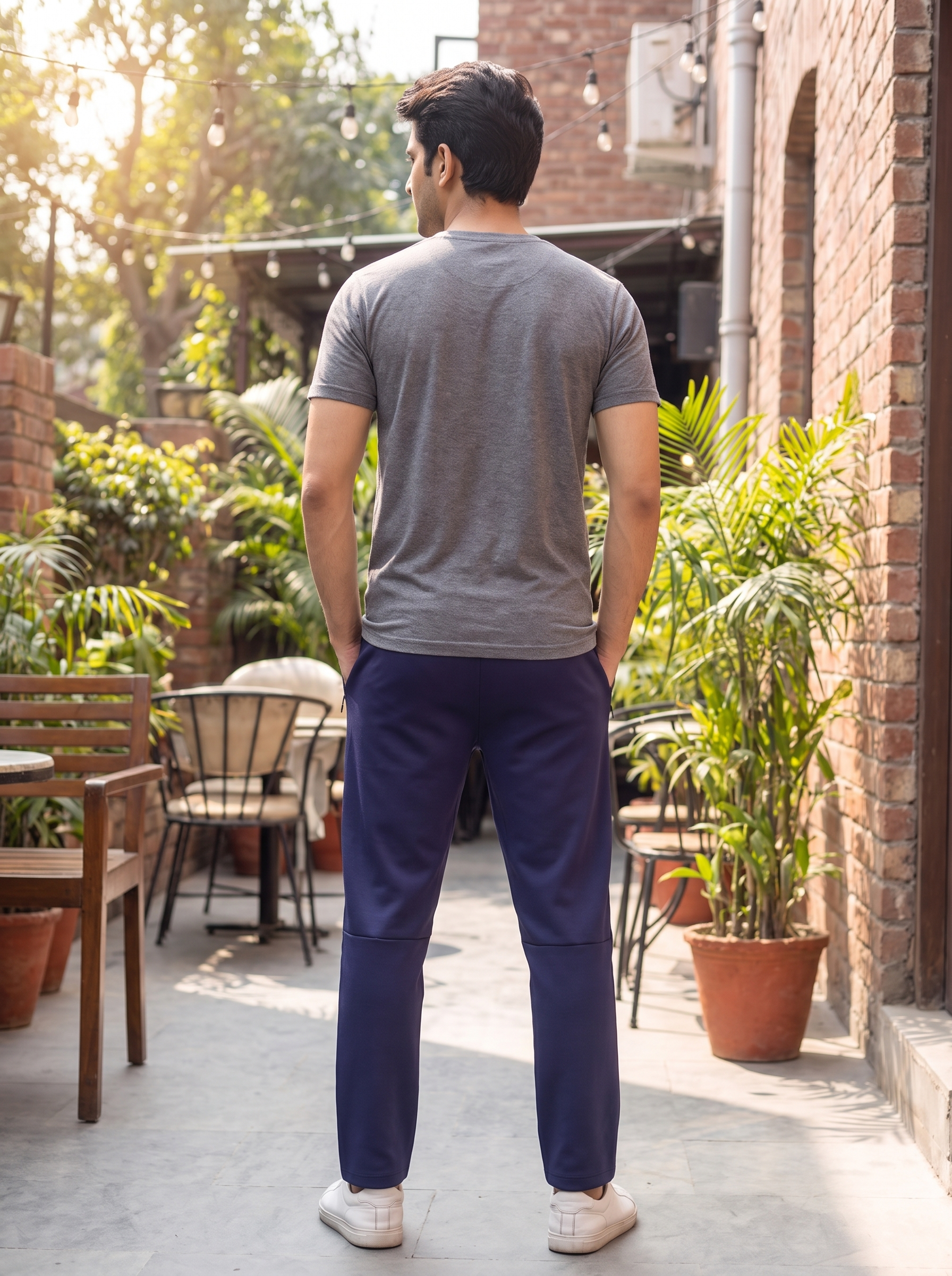 Men’s Athletic Jogger Pants – Casual Sport Sweatpants with Zipper Pockets