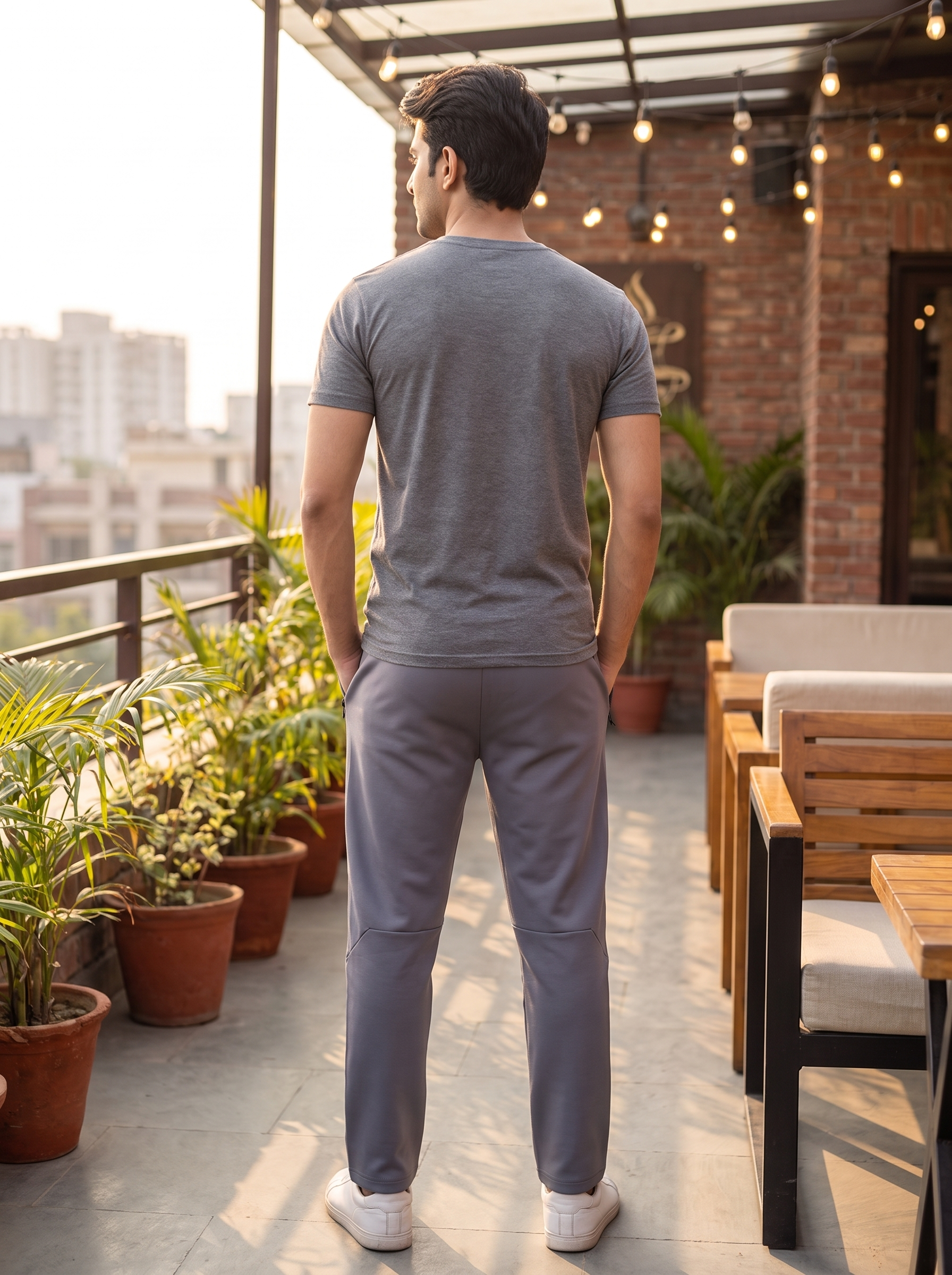 Men’s Athletic Jogger Pants – Casual Sport Sweatpants with Zipper Pockets
