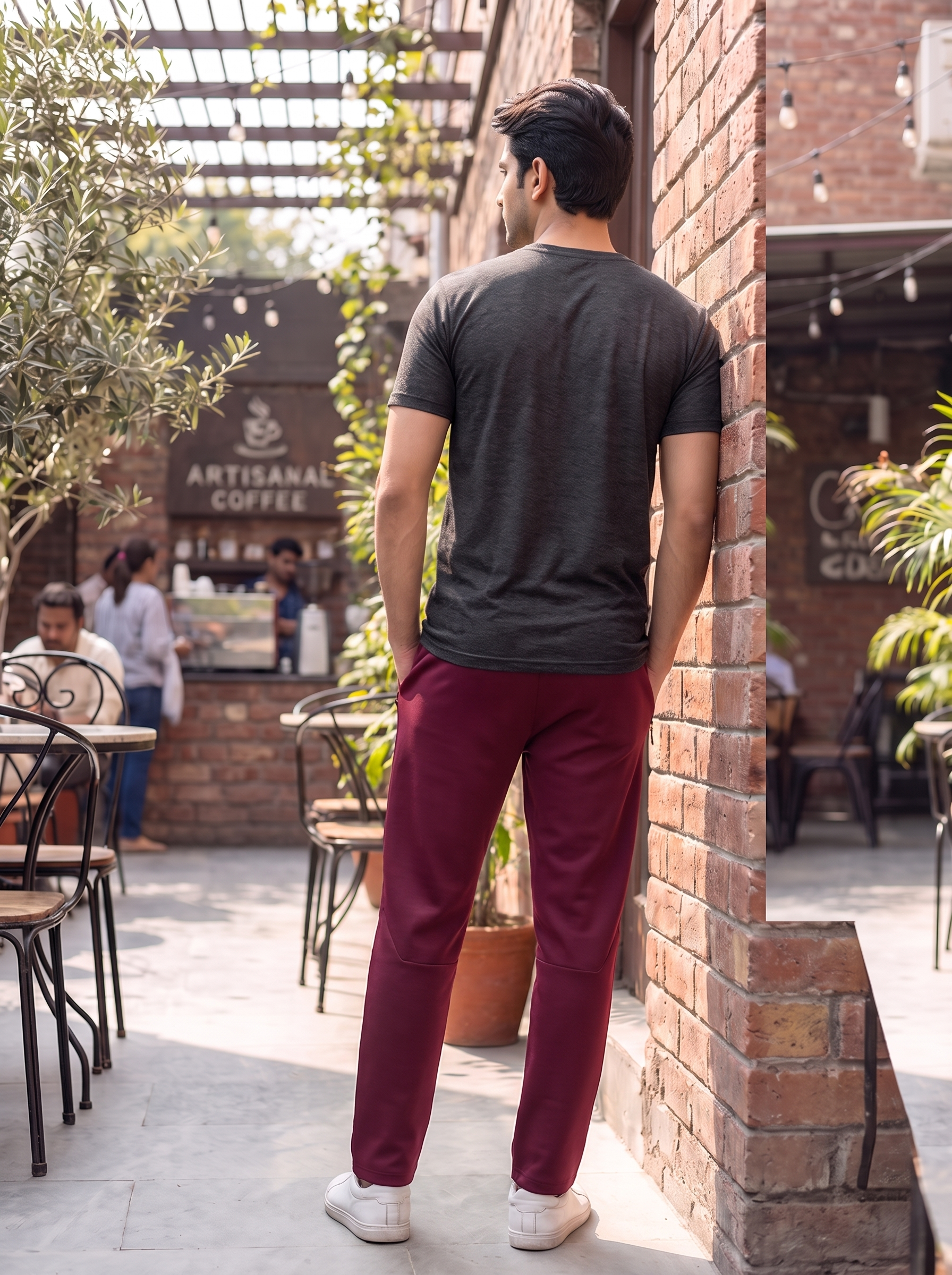 Men’s Athletic Jogger Pants – Casual Sport Sweatpants with Zipper Pockets