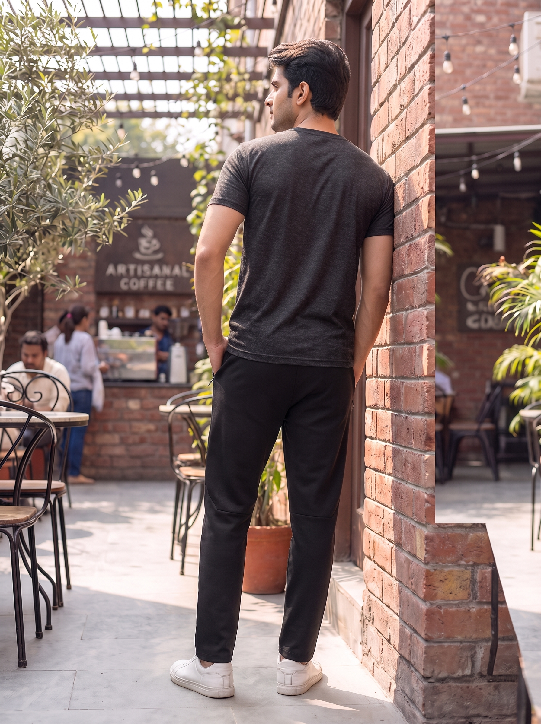 Men’s Athletic Jogger Pants – Casual Sport Sweatpants with Zipper Pockets