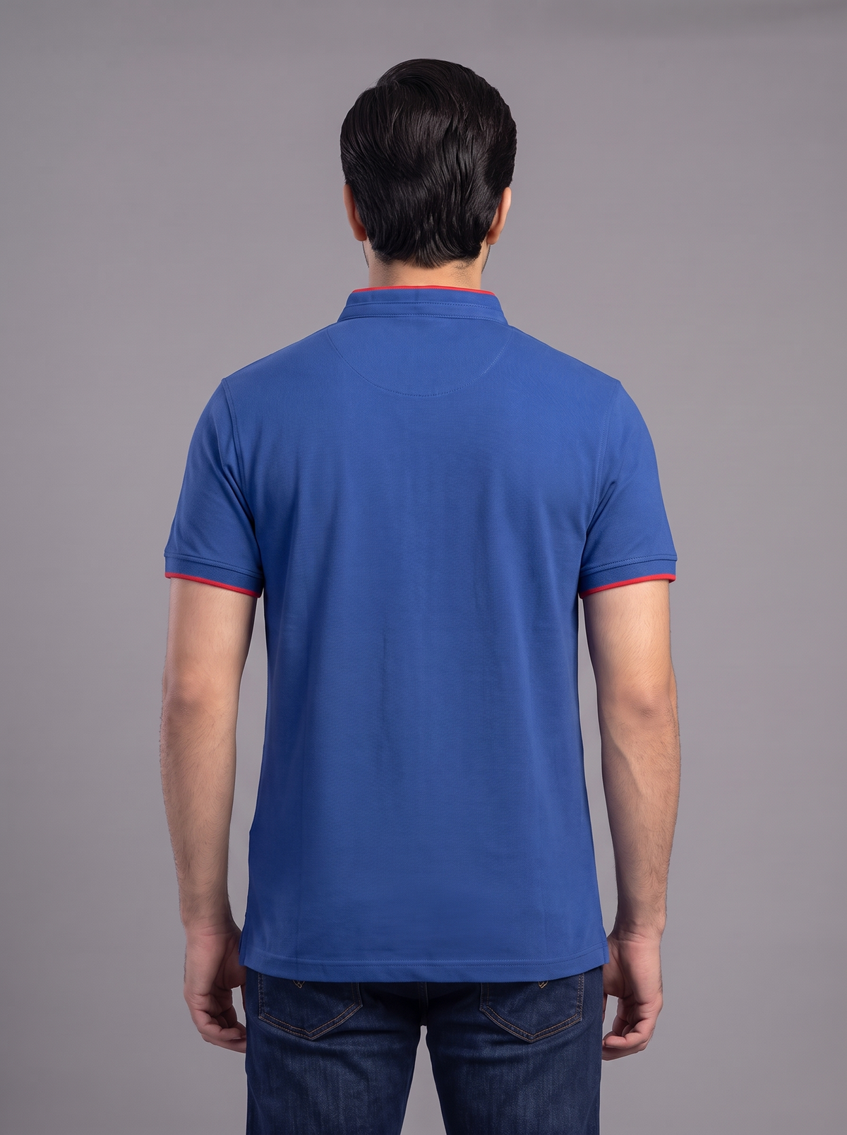 Men’s Mandarin Collar Polo Shirt – 3 Piece Color