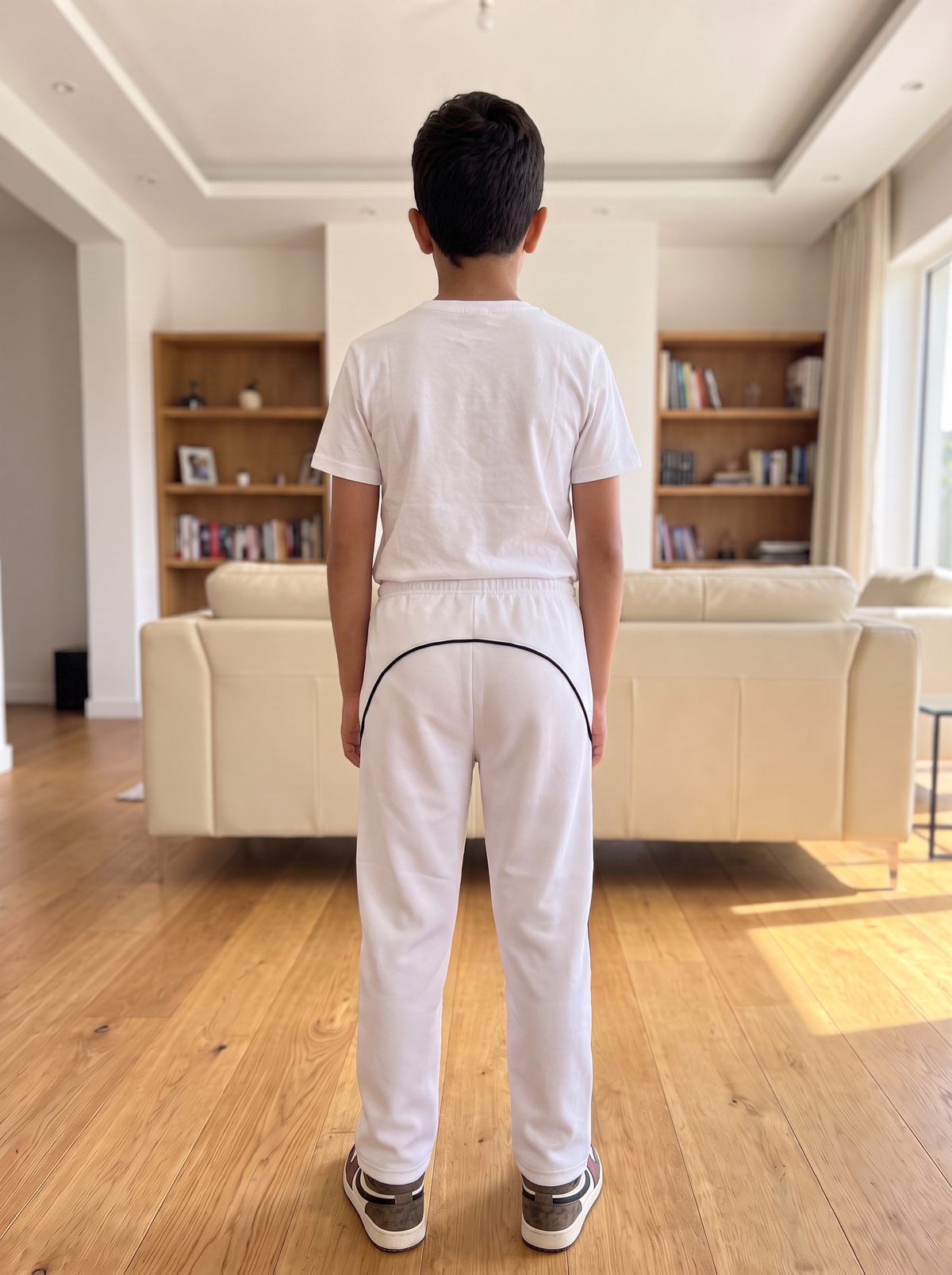 Boys’ Athletic Piping Jogger Pants – Comfortable Casual Sportswear & Active Trousers