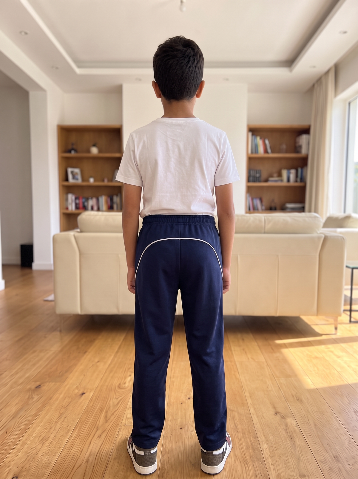 Boys’ Athletic Piping Jogger Pants – Comfortable Casual Sportswear & Active Trousers