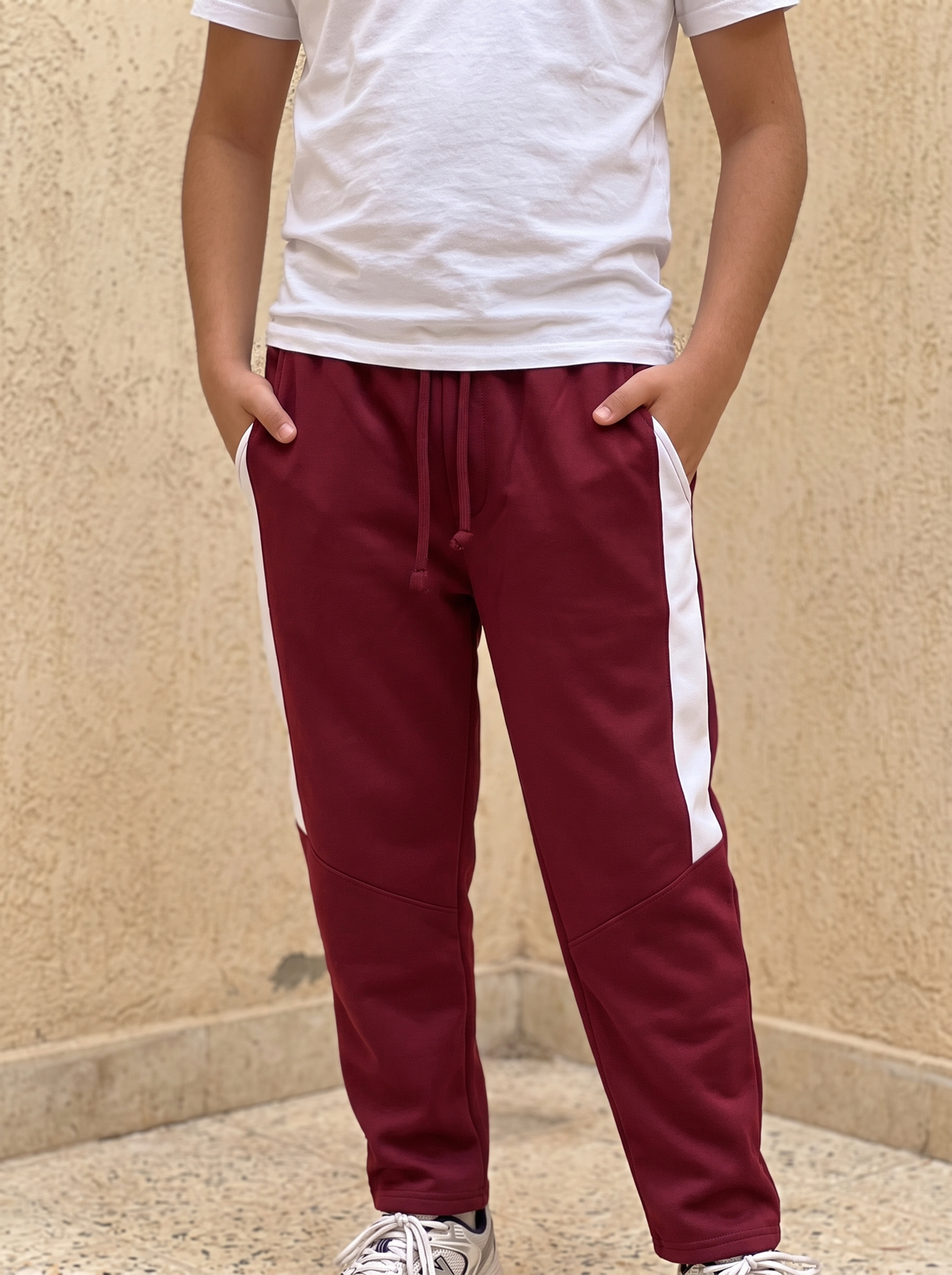 Boys’ Side-Stripe Athletic Joggers – Casual Sportswear & Active Track Pants